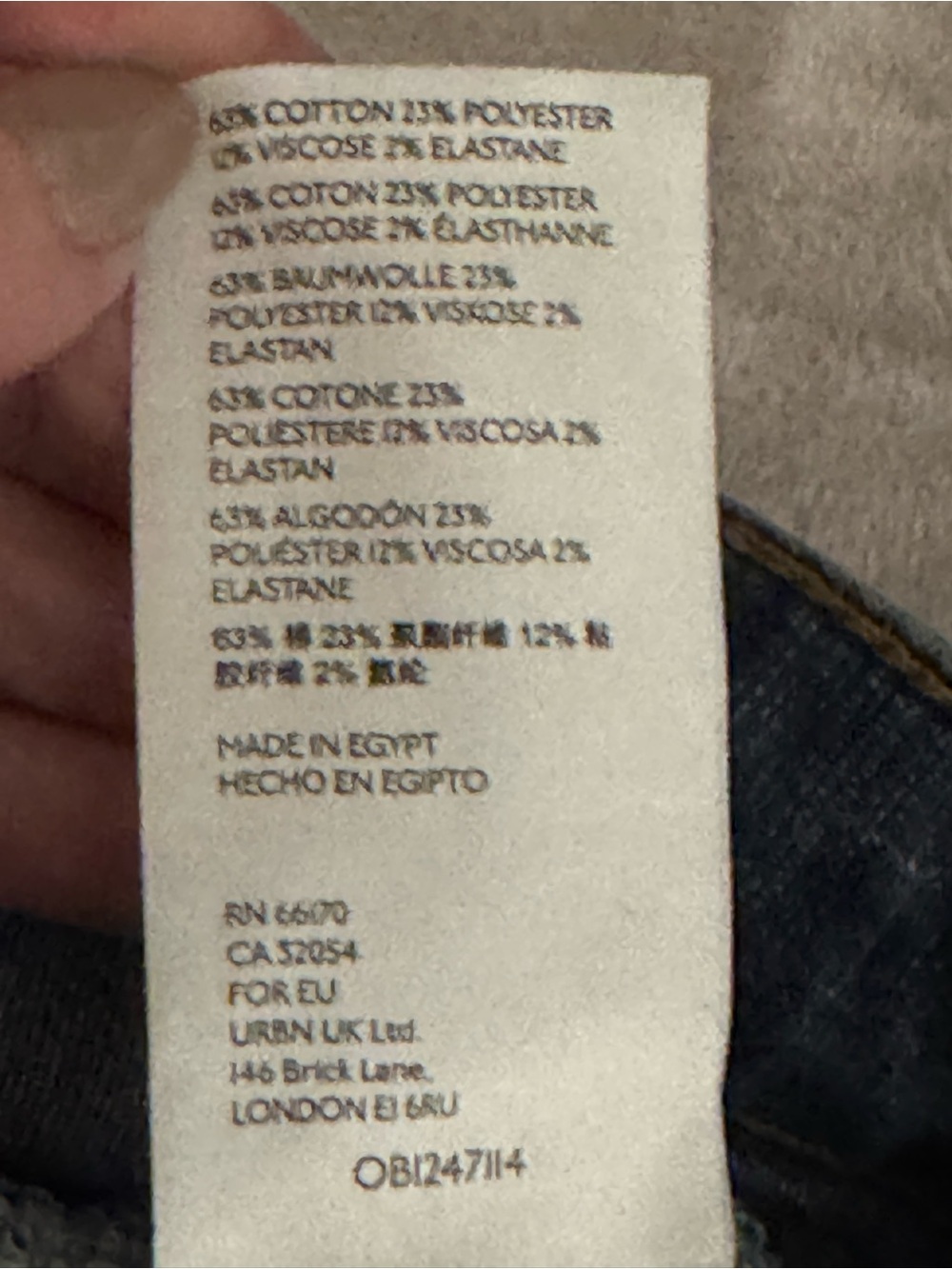 We The Free Bell Bottom Jeans High Rise  Retro Vintage Y2K Sz 25 - Picture 5 of 11
